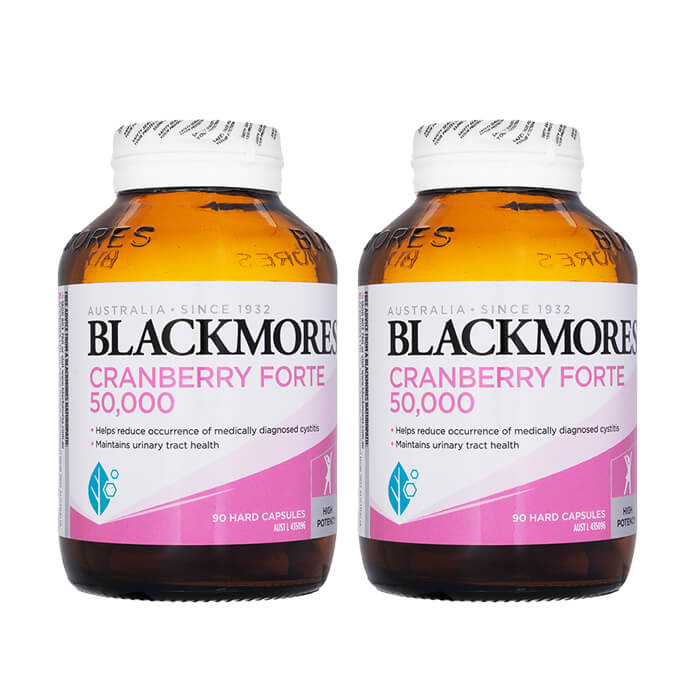 クランベリーフォルテ50000 90錠 2本 ブラックモアズ Blackmores Cranberry Forte 海外直送日時指定不可 ヤマト国際便発送