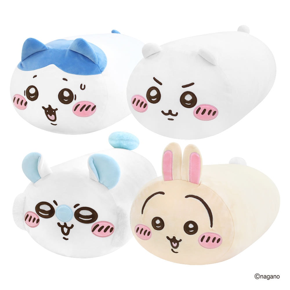 Qoo10] ちいかわハチワレぬいぐるみ 抱き枕 ボデ