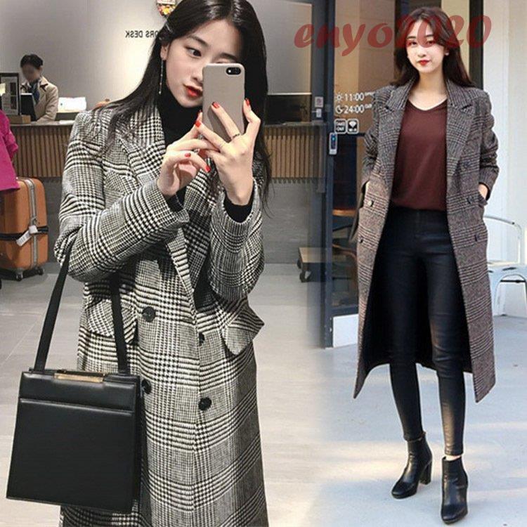 チェスターコート レディース 秋冬 40代 ロングコート チェック柄ジャケット ラシャコート チェスターコート 韓国風 アウター 通勤 着痩せ ゆったり オシャレ 5,543円
