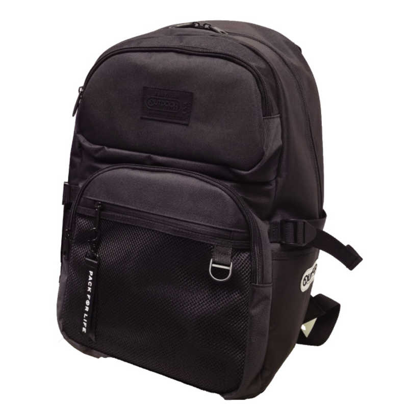 OUTDOOR　ラウンドデイパック 32L スクールリュック ブラックブラック　OD-11179-BKBK