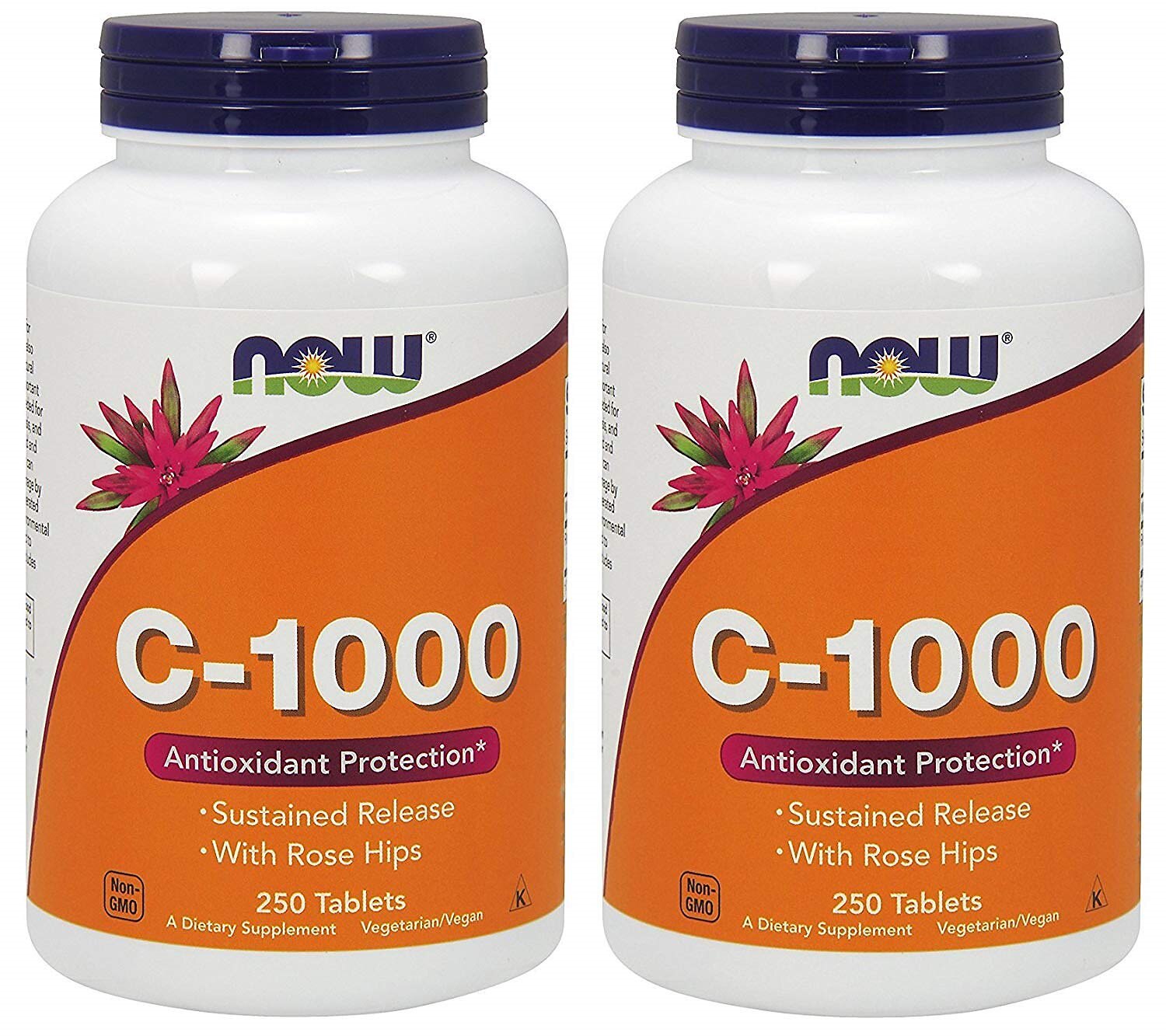 NOW Vitamin C-1000 Sustained Release ksSTiZ 2 Pack