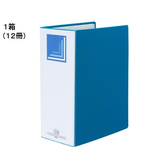 片開きパイプ式ファイル A4タテ とじ幅100mm 12冊 ハピラ SG03549