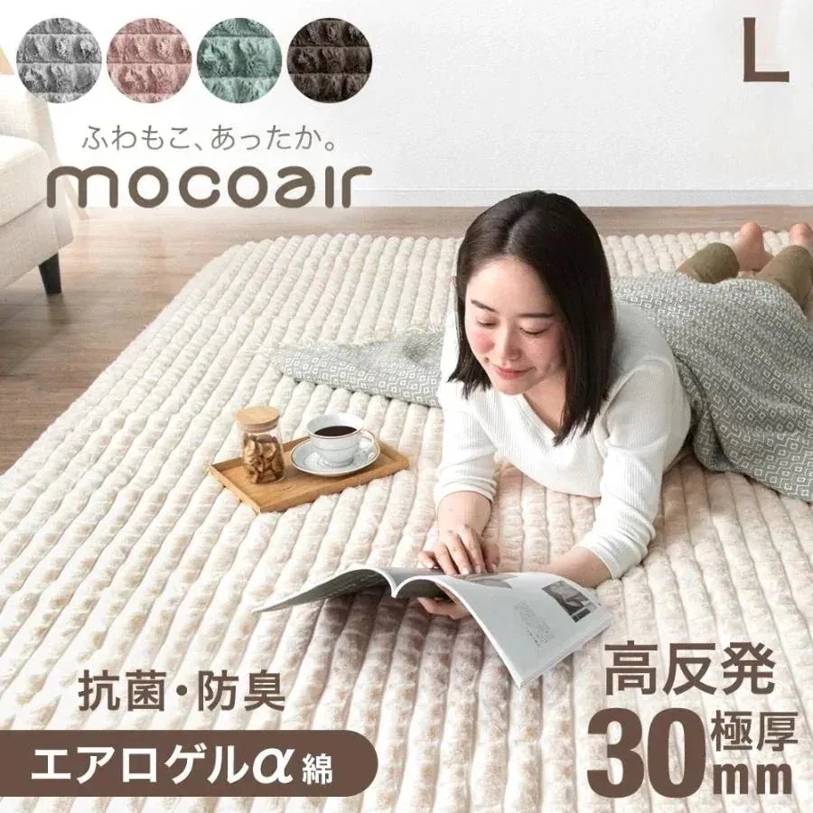 ラグ 洗える おしゃれ 2.5畳 厚手 240×185 北欧 長方形 ラグマット ふわふわ 滑り止め オールシーズン 絨毯 冬 抗菌 防臭 ふかふか