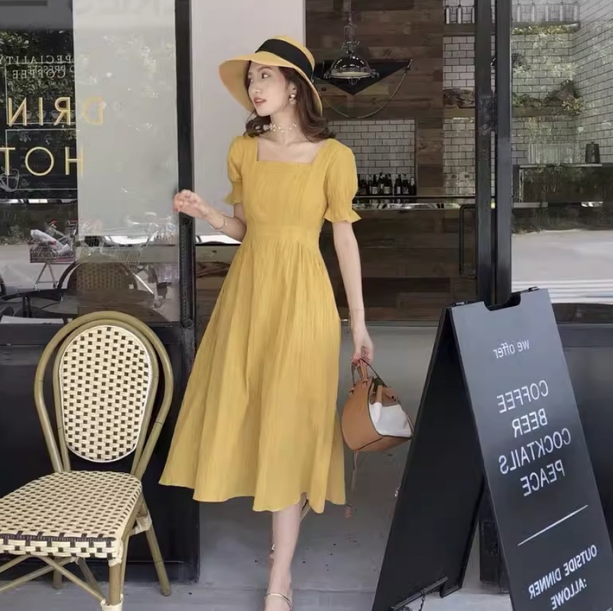 ワンピース フレアワンピース ロング丈 かわいい 大人可愛い きれいめ シンプル カジュアル 大人 上品 おしゃれ お洒落 大人女子 こなれ感 個性的 主役級 存在感 美容師 メイクアップアーティスト