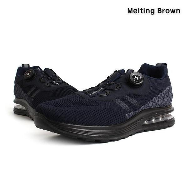 男性用カジュアルトラッキングシューズ ダイヤル式スニーカー 2色