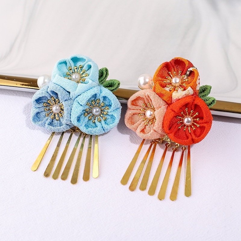 【1点ご購入 で10点プレゼントいたします】髪飾り和風ヘアピン浴衣アクセサリーレディースヘアピンサイドクリップ