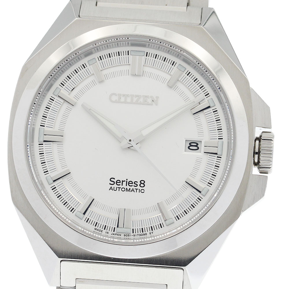 シチズン CITIZEN NB6010-81A/9051-S125731 831 メカニカル シリーズエイト 自動巻き メンズ 極美品 箱・保証書付き_949238【中古】
