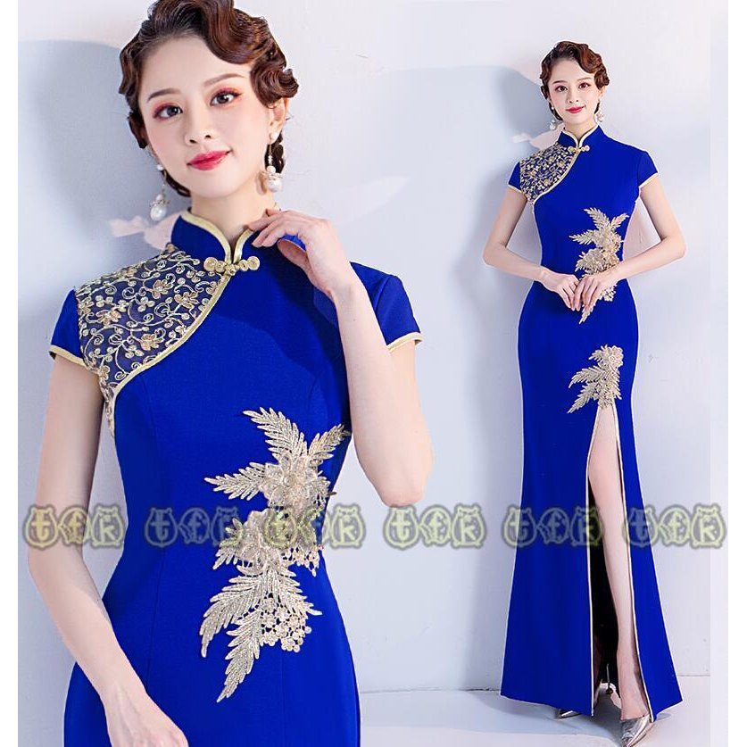 チャイナドレス 結婚式 ワンピース 20代 30代 パーティドレス 刺繍 ウェディングドレス ウエデ