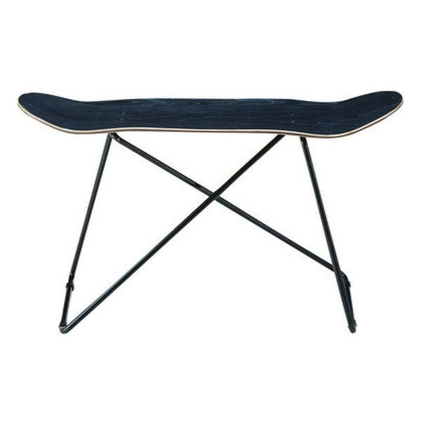 スケートボードスツール ブラック 幅81×奥行き31×高さ50cm SF-201BK