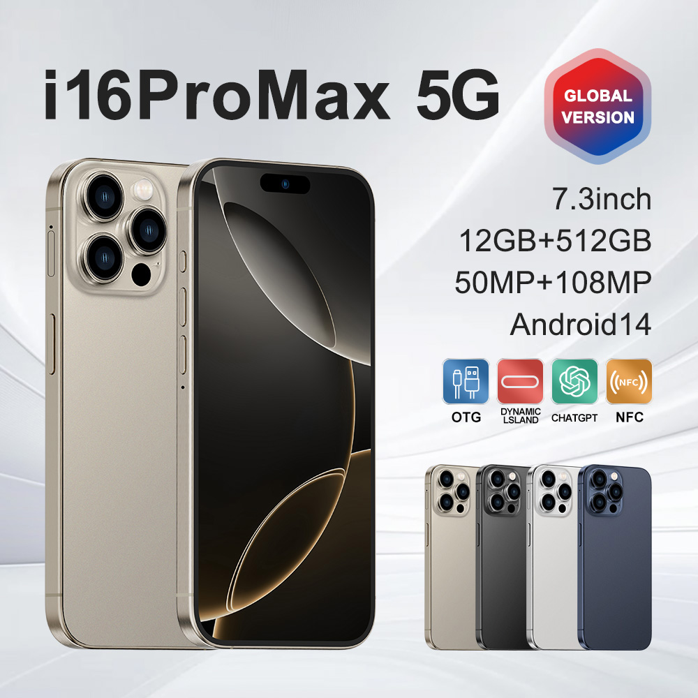 スマホ 本体 i16proMax Android14 スマートフォン 7.3インチ 12+256GB 10000mAh 108MP デュアルカメラ コスパ最高 新品 2025