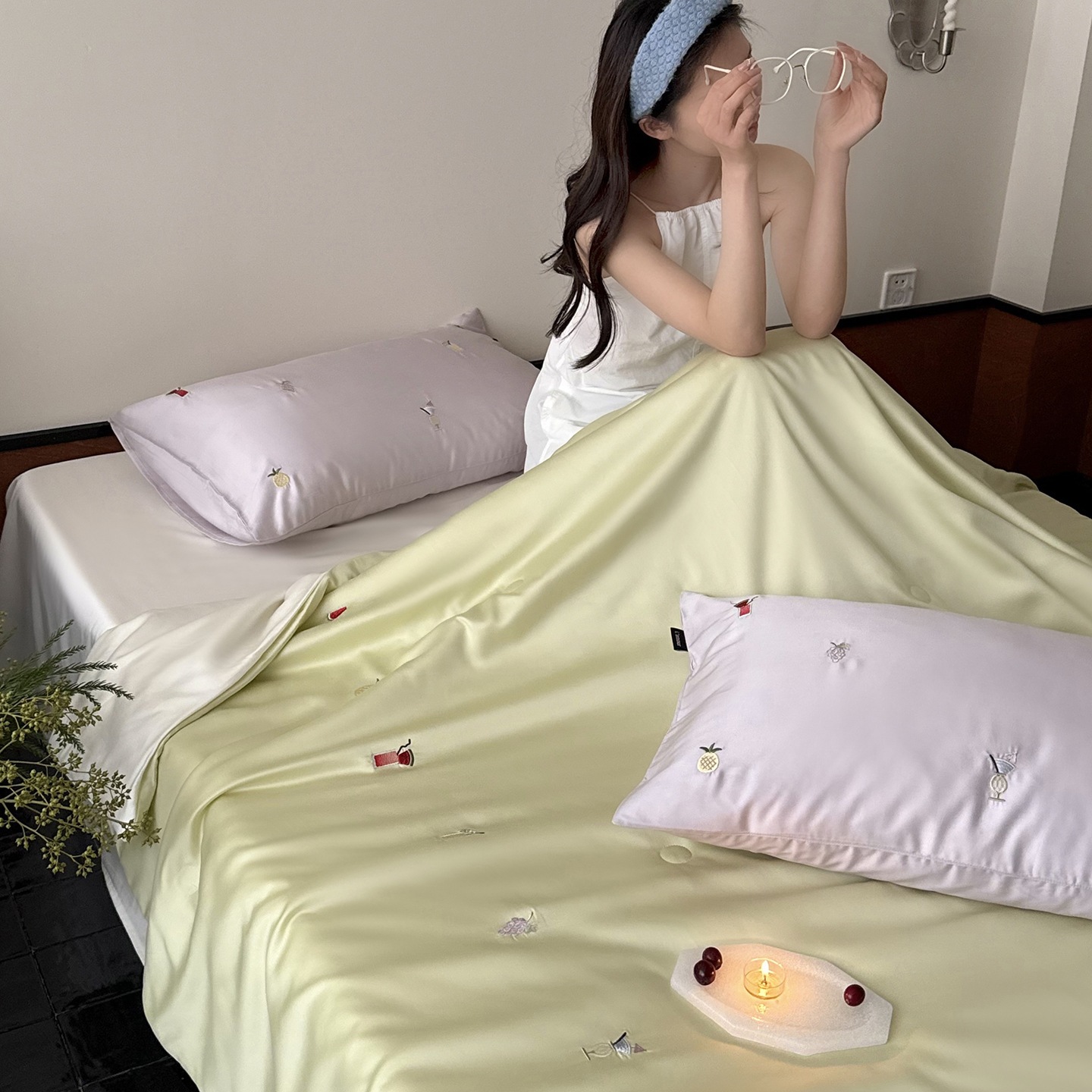 5.12【迅速な発送】リヨセル ランキング天絲 夏掛け布団 4点セット エアコン用 夏薄 洗える 夏掛け布団 寝具