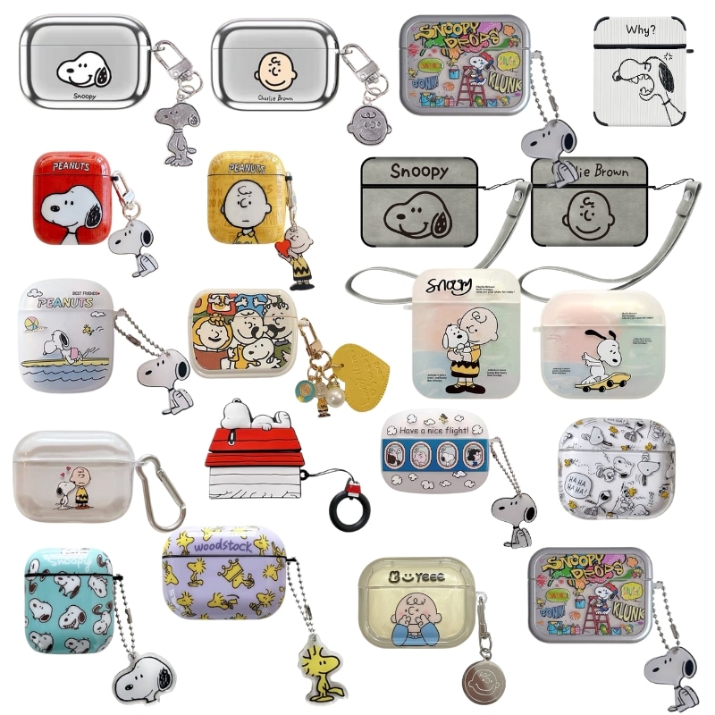 Qoo10] 11月スヌーピー AirPods4ケース : イヤホン・ヘッドホン