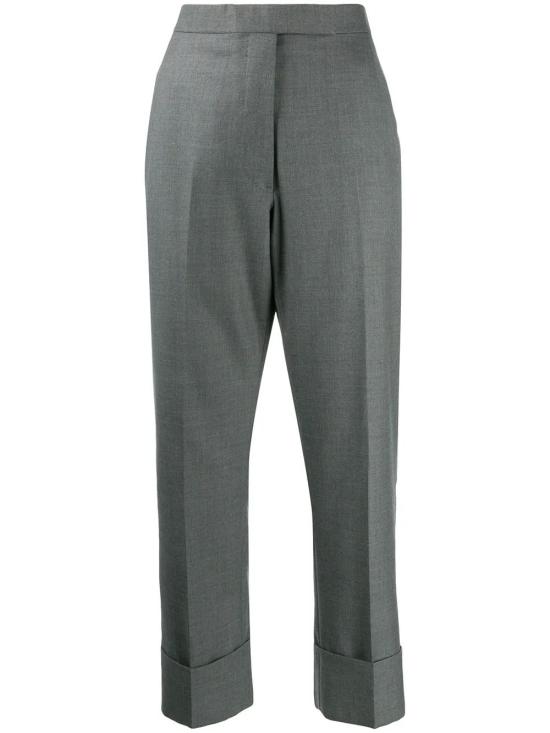 THOM BROWNE Women Straight Pants FTC337A00626 035 MED GREY