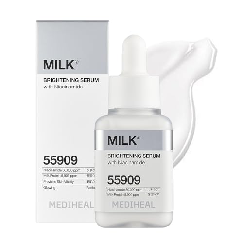 【NEW】 MEDIHEAL OFFICIAL(メディヒール) ミルクブライトニングセラム40ml Milk Brightening Serum 40ml 美容液 ナイアシンアミド グルタチオン ツヤ
