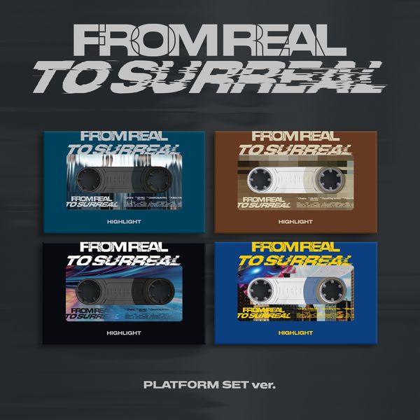 [MEGA][4種セット] (PLATFORM Ver.) HIGHLIGHT ミニ6集アルバム From Real to Surreal ハイライト 韓国チャート反映