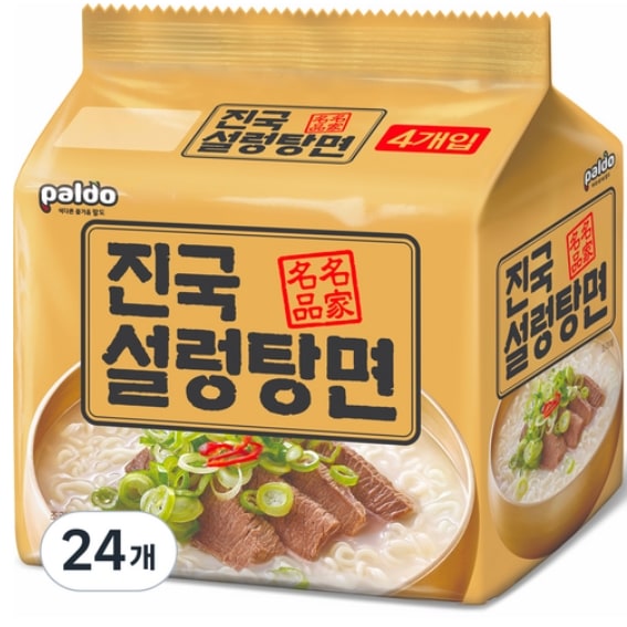 八道真国ソルロンタン麵24個 5,429円