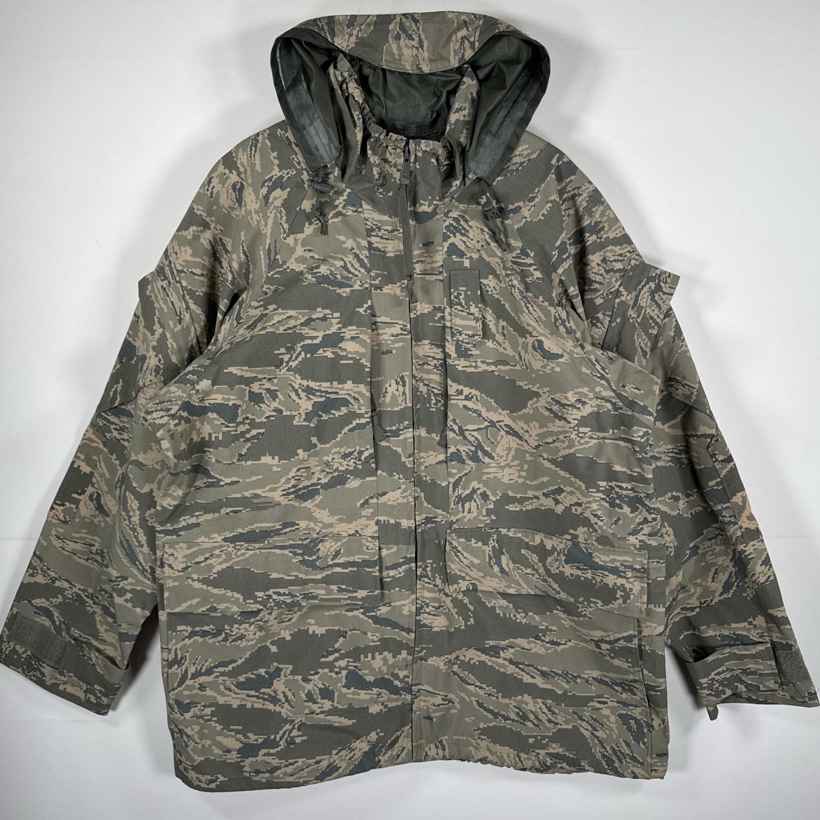 古着 ミリタリージャケット ECWCS GORE-TEX タイガーカモ ゴアテックスパーカー デジカモ 米軍 迷彩 large regular グレー メンズ