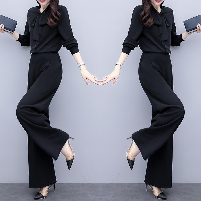 スーツパンツスーツ大 おしゃれ パンツスーツ ワイドパンツ セットアップ 気質 ガチョウパンツ 通勤 ゆったり 30代40代50代 オフィス レディース 2点セット OL 12,429円