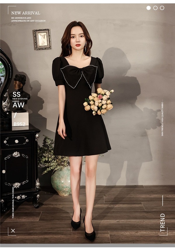 ワンピースドレスドレスお呼ばれ longdress ミモレ丈 ワンピース ロングドレス 発表会 花嫁 同 パーティードレス ブライズメイド 入学式 披露宴 ドレス 演奏会用 黒 ミモレ丈 二次会