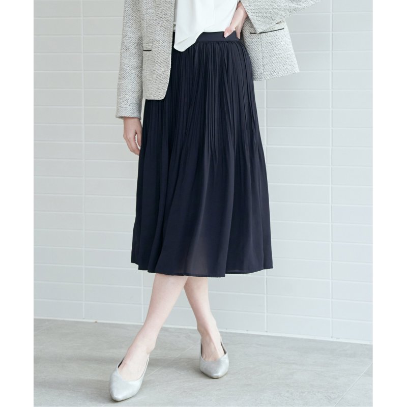 シフォンプリーツスカート