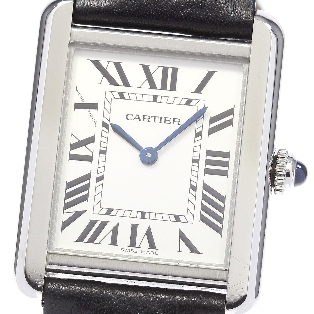 カルティエ CARTIER WSTA0030 タンクソロ SM クォーツ レディース _833810【中古】