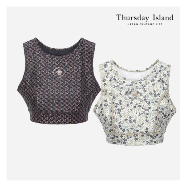 Thursday Island フラワー パターン ブラトップ (ヨガ服) (T224MSL232W)
