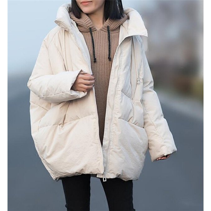 中綿ジャケット レディース コート ダウンコート アウター フード付き ゆったり 冬 着痩せ 防寒服 10,181円