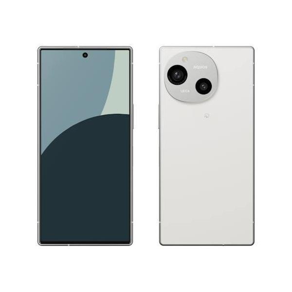 SHARP シャープ SH-M28 ホワイト スマートフォン 6.5型 SIMフリー 12GB/256GB AQUOS R9
