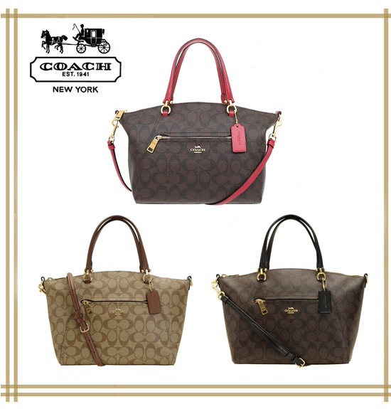 COACH PRAIRIE SATCHEL IN SIGNATURE CANVAS F79998