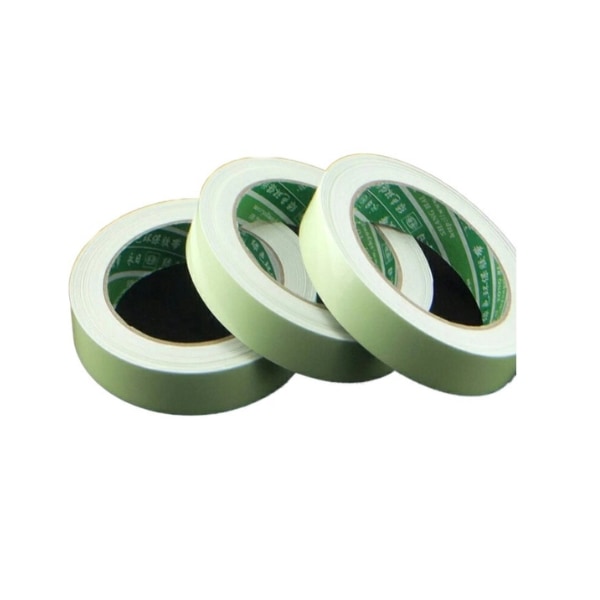 【30個】蓄光テープ 夜光テープ 10m 幅1cm 発光テープ シール 階段 手すり 目印 夜間に光る グリーン 防犯 防災 非常口 安全対策