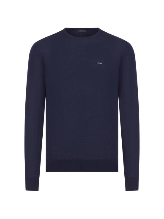 PRADA Men Sweater UMF146SOOO 18DY F0008 BLEU