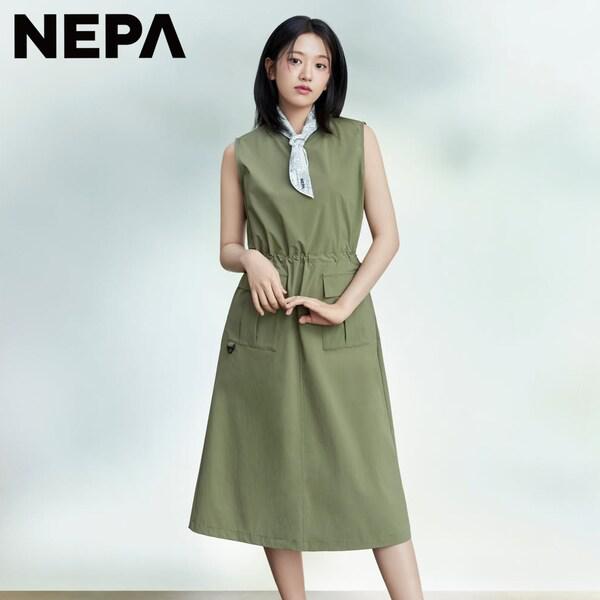 [釜山店] 女性コンフォテック スリーブレス ワンピース 7L42865