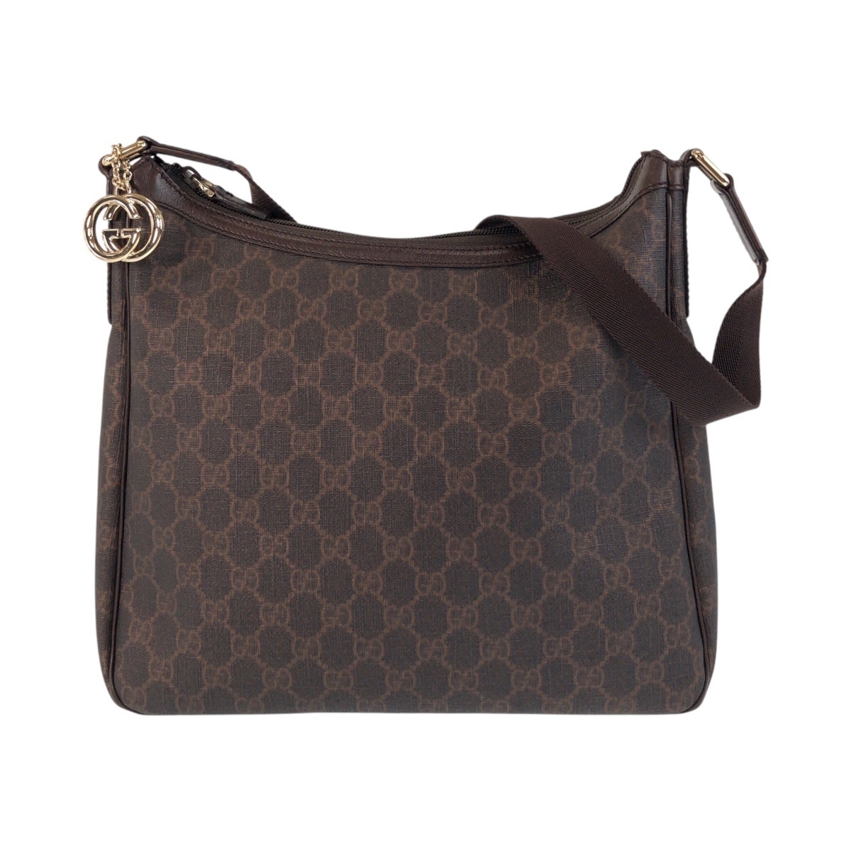 美品 ブラウン ゴールド金具 GGスプリームキャンバス 264219 ショルダーバッグ メッセンジャーバッグ レディース 501221 32,305円