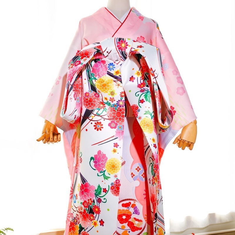 長めの尾引き和服腰掛け大リボン和服帯定型リボン和服付属品