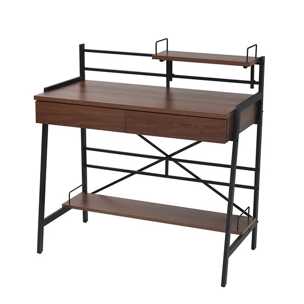 JKプラン 2WAY パソコンデスク KKS-0015-BR ブラウン