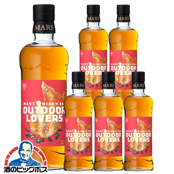 ジャパニーズウイスキー 本坊酒造 マルスウイスキー フォー アウトドアラバーズ 700ml×1ケース/6本(006)『OMS』【本州のみ　送料無料】 ブレンデッド マルス駒ヶ岳蒸溜所