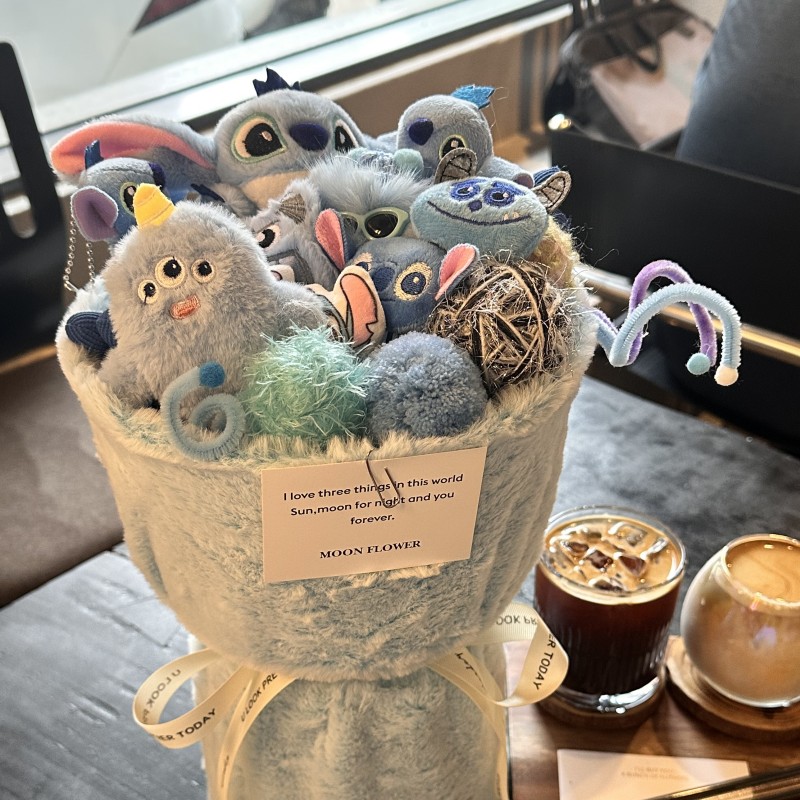 スティッチブーケ 女の子の親友や彼氏に贈る誕生日プレゼント 実用的でなお人形 61 こどもの日