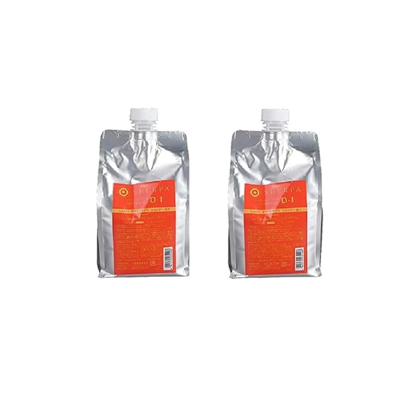 x2個セット アリミノ シェルパ デザインサプリ シャンプーD-1 1000ml 詰め替え