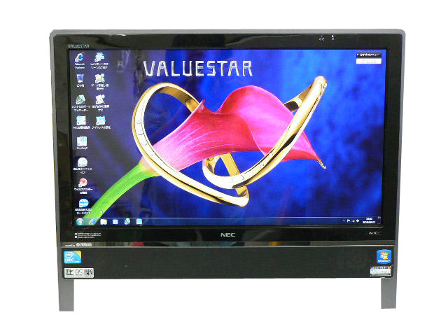 NEC デスクトップパソコン 中古パソコン VN770/C ブラック デスクトップ 一体型 本体 Windows7 Core i5 DVD 地デジ/BS/CS 4GB/500GB 送料無料 中古