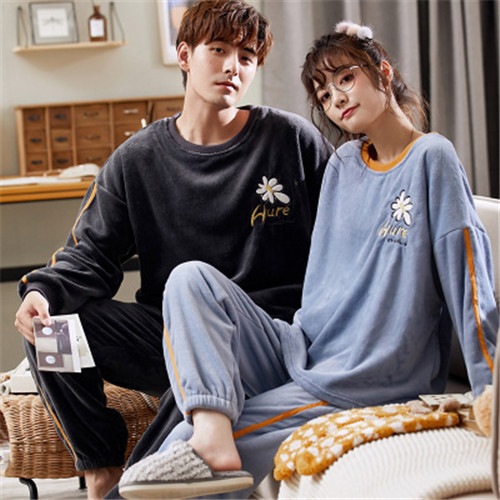 カップル 秋 部屋着 ルームウェア プレゼント 冬 Rsa11176847 結婚祝い 厚手 長袖 ペアパジャマ パジャマ 記念日 ペア お揃い もこもこ 上下セット