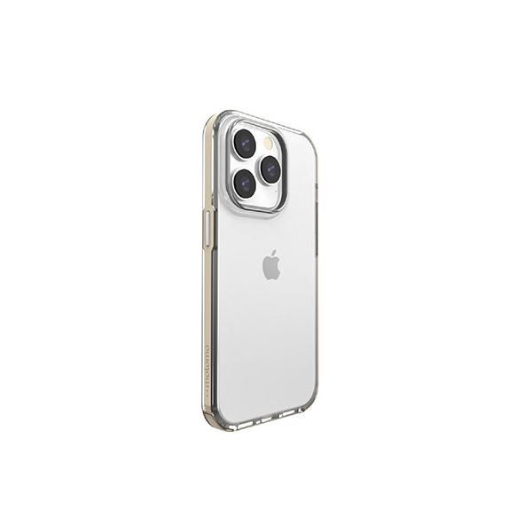 motomo INO Achrome Shield Strap Case for iPhone 14 Pro マットベージュ 背面カバー型 MT24290i14PBG