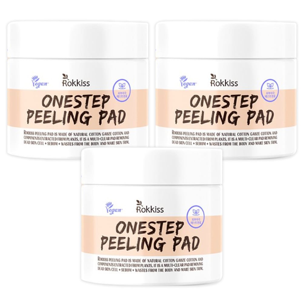 [3個 大容量] 韓国 人気 ピーリングパッド 70枚 大容量 角質ケア 角質 ピーリング 角質除去 シカパッド 保湿 鎮静 ニキビ