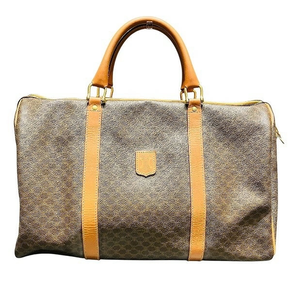 セリーヌ CELINE マカダム バッグ ボストンバッグ ユニセックス 【中古】