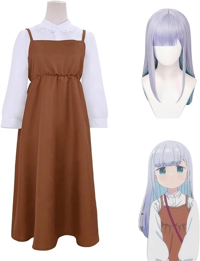 阿波連さんははかれない 阿波連れいな コスプレ 衣装 ウイッグ付き 仮装 ハロウィン 日常着