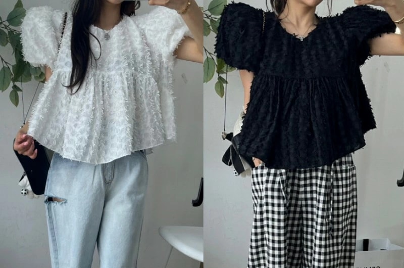 全2色 半袖Ｔシャツ フリル 切り替え 体型カバー 着痩せ シンプル カジュアル大きいサイズ レディース 無地 シャツ チュニック 冬春 tシャツ uv shirt