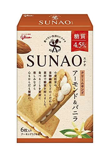 江崎グリコ SUNAO スナオ クリームサンド アーモンド&...のサムネイル