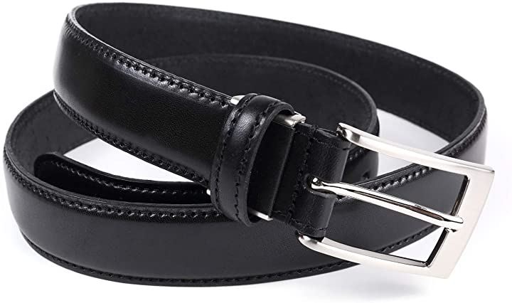 STCRAFT 栃木レザー ベルト メンズ 革 ビジネス 光沢があり高級感を感じられる革質 カジュアル サイズ調整可能 日本製( ブラック, 108cm/3cm)