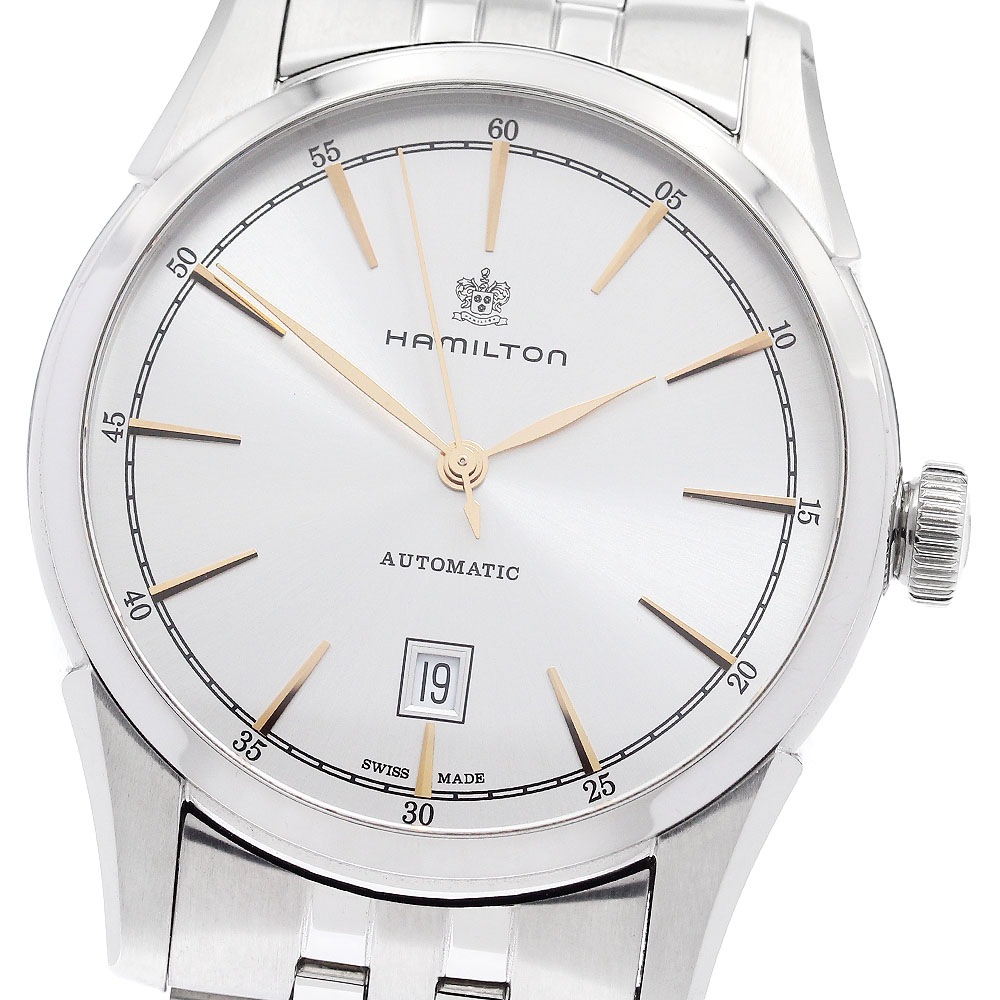 ハミルトン HAMILTON H424151/H42415051 アメリカンクラシック スピリット オブ リバティ デイト 自動巻き メンズ 保証書付き_964921【中古】