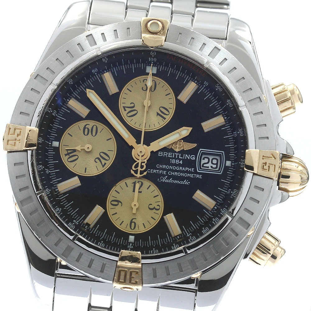ブライトリング BREITLING B13356 クロノマットエボリューション デイト 自動巻き メンズ 保証書付き_877002【中古】