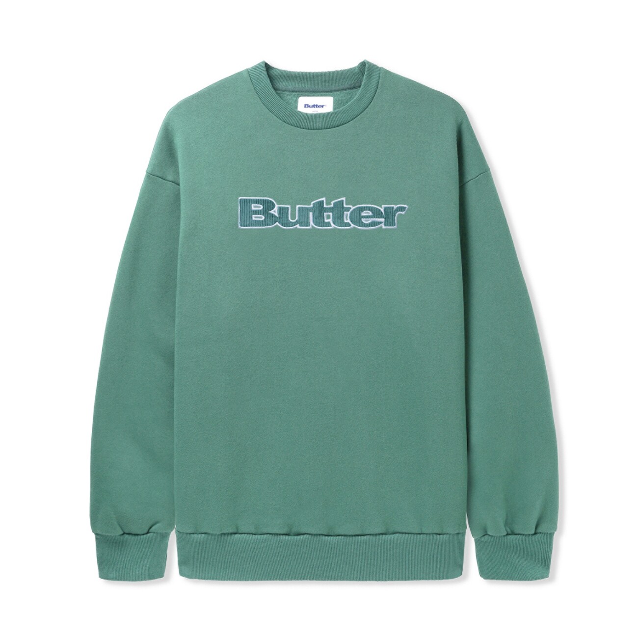【BUTTER GOODS】 CORD LOGO CREWNECK SWEATSHIRT